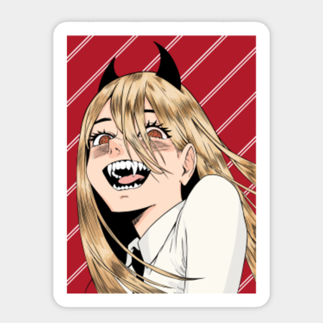 Power Chainsaw Man Girl Chainsaw Man Sticker TeePublic